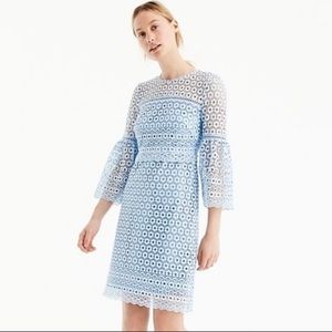 Jcrew NWT Bell Sleeve lace dress SZ 0